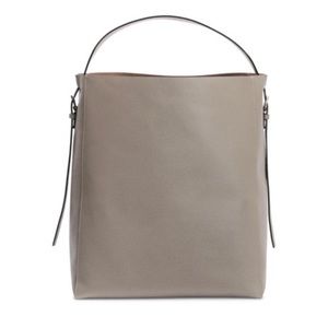 Valextra Sacca Medium Leather Bucket Bag